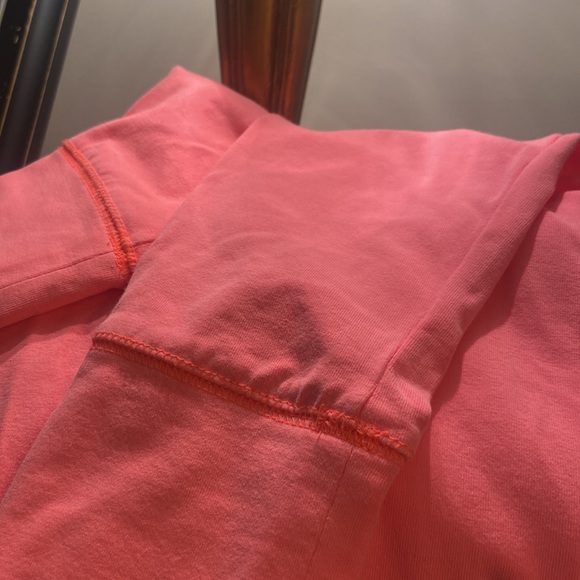 Size large womens pink Victoria secret quarter zip shirt - Picture 7 of 7
